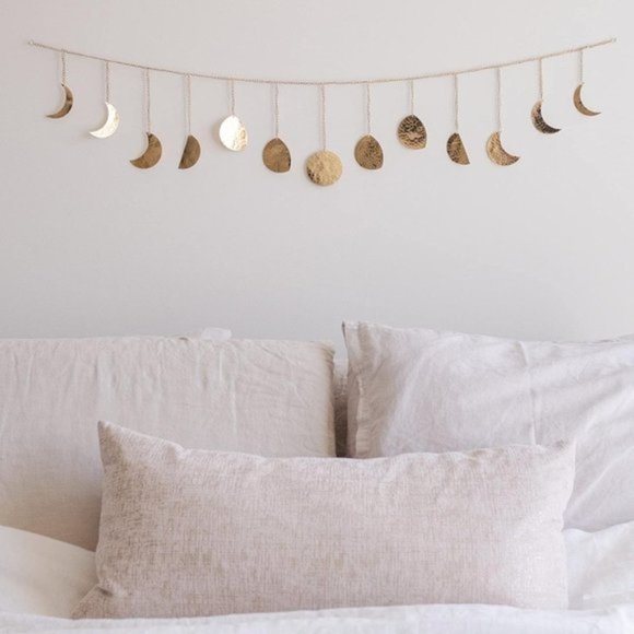 Anthro Handmade Moon Phase Wall Hanging Decor - Picture 4 of 8